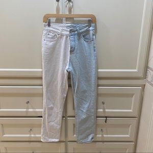 Two tone jeans by adika SIZE SMALL